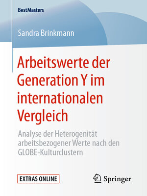 cover image of Arbeitswerte der Generation Y im internationalen Vergleich